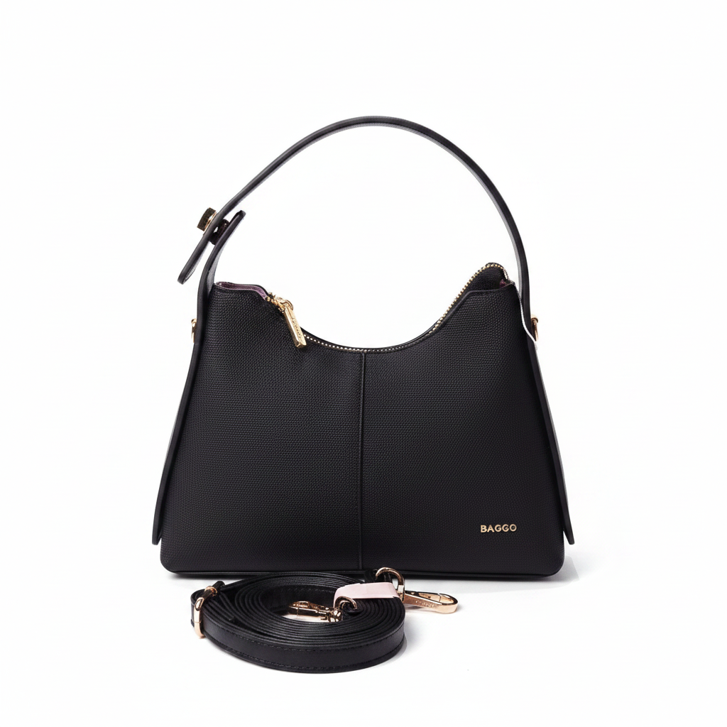 BAGGO Noir fond blanc