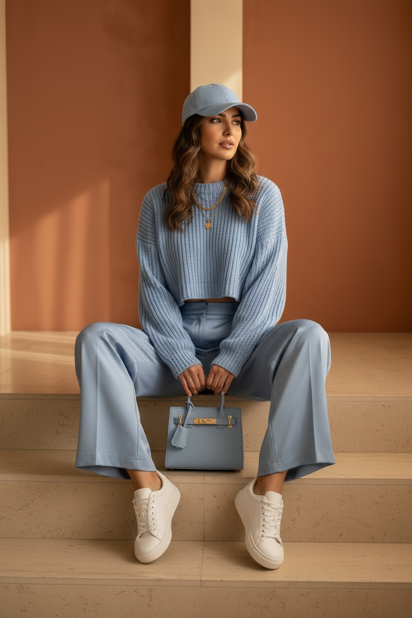 Knit bleu