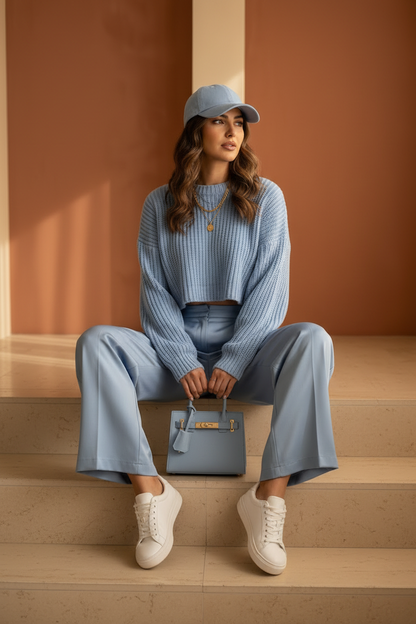 Knit bleu