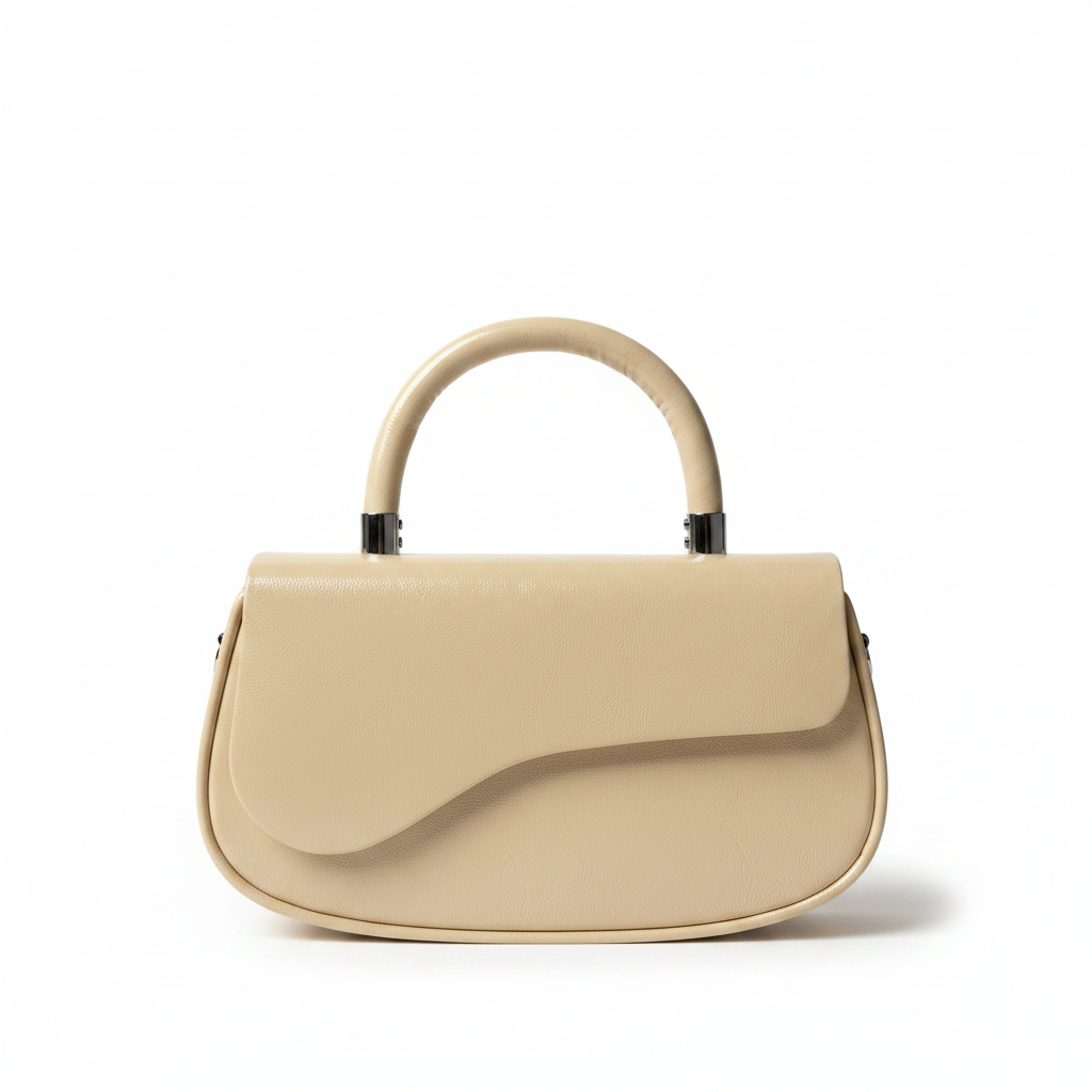 Sac crème – fond blanc