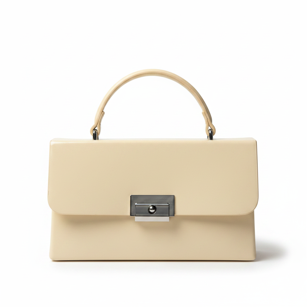 Velmora – Sac Crème Angle Fond Blanc