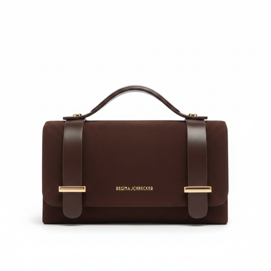 Velmora – Top Handle Marron Fond Blanc